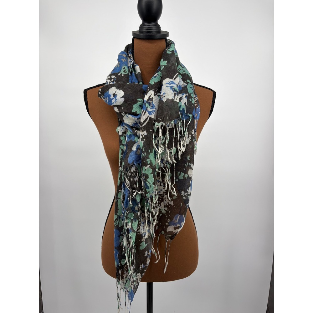 Sheer floral scarf, lightweight Gilmore Girls Vibe
